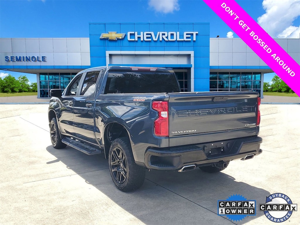 Certified 2020 Chevrolet Silverado 1500 Custom Trail Boss Truck Crew Cab