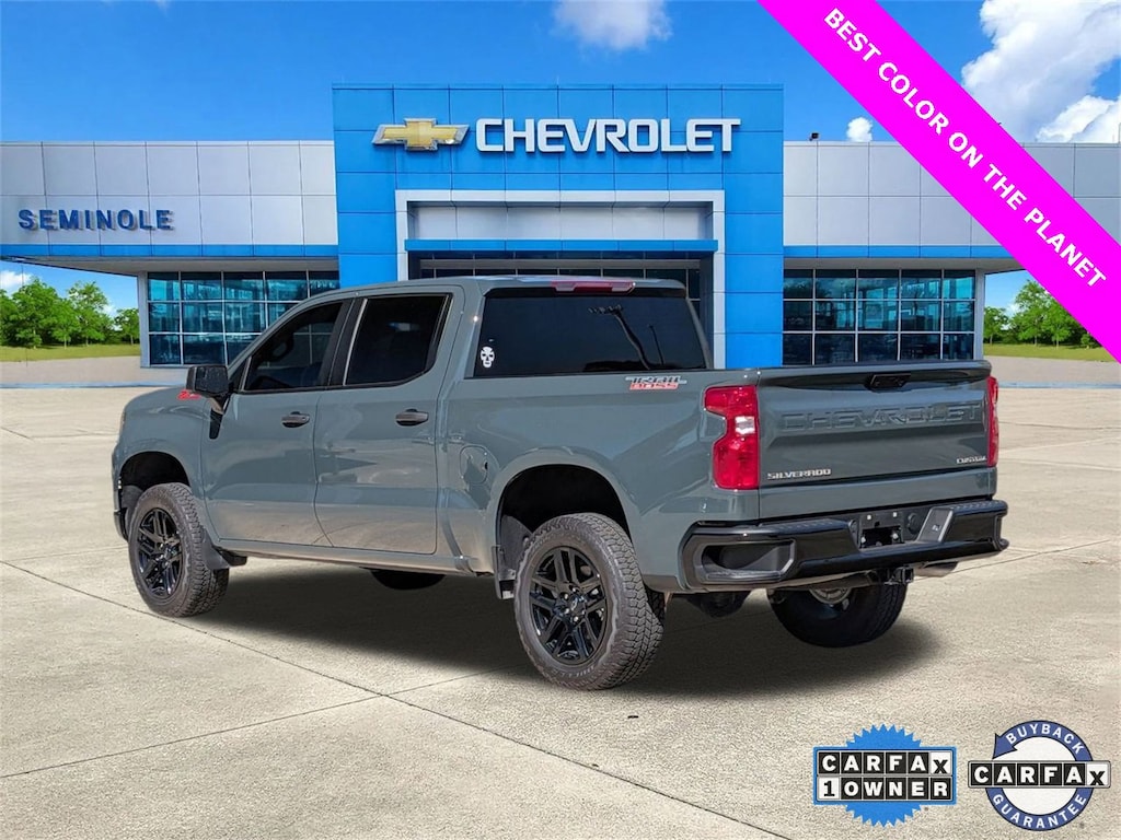 Certified 2025 Chevrolet Silverado 1500 Custom Trail Boss Truck Crew Cab