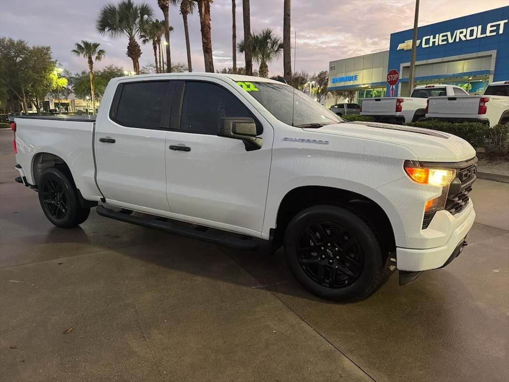 Used 2022 Chevrolet Silverado 1500 Custom Truck Crew Cab