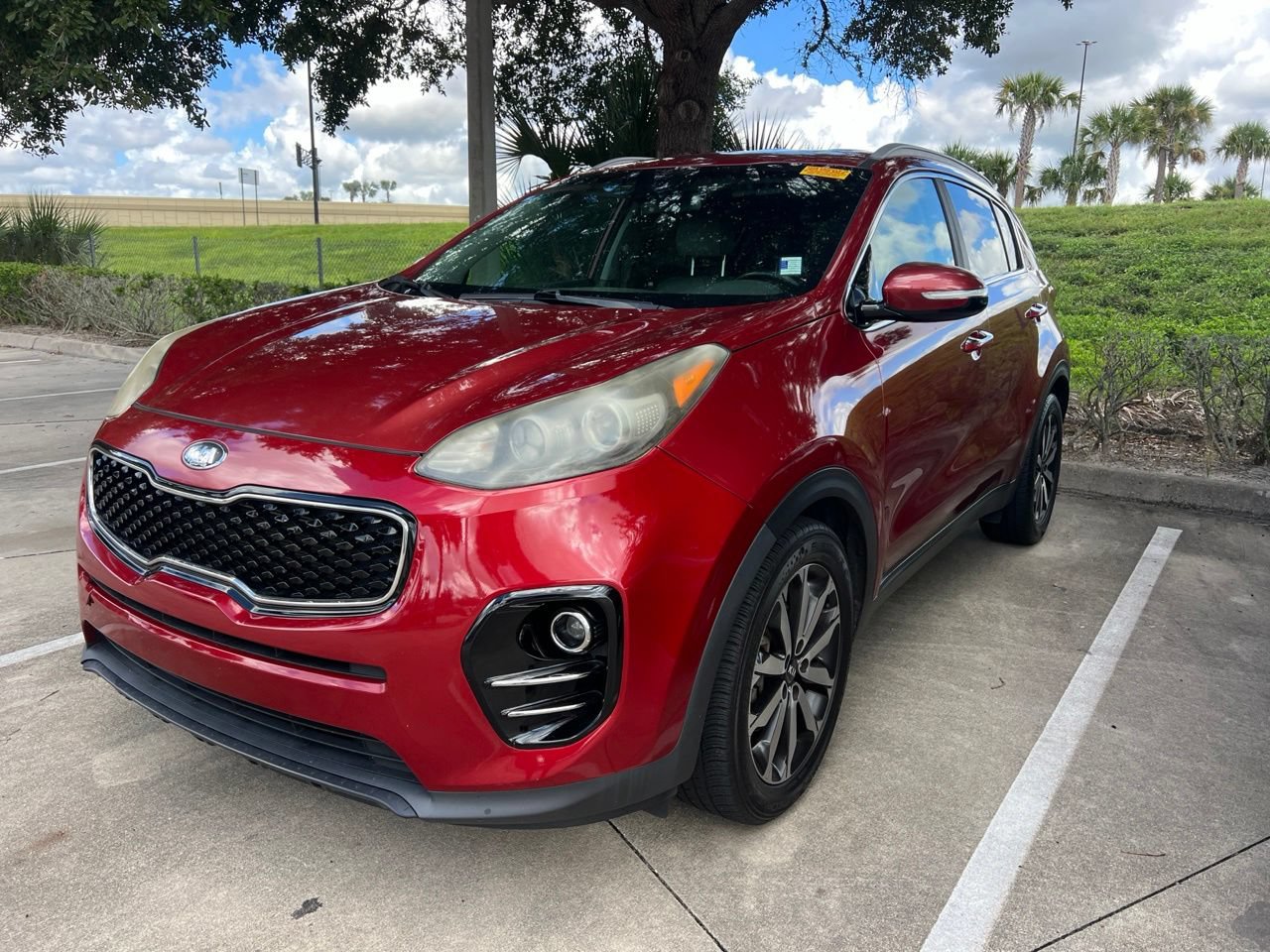 Red 2019 Kia Sportage SUV / Crossover Front-Wheel Drive Automatic
