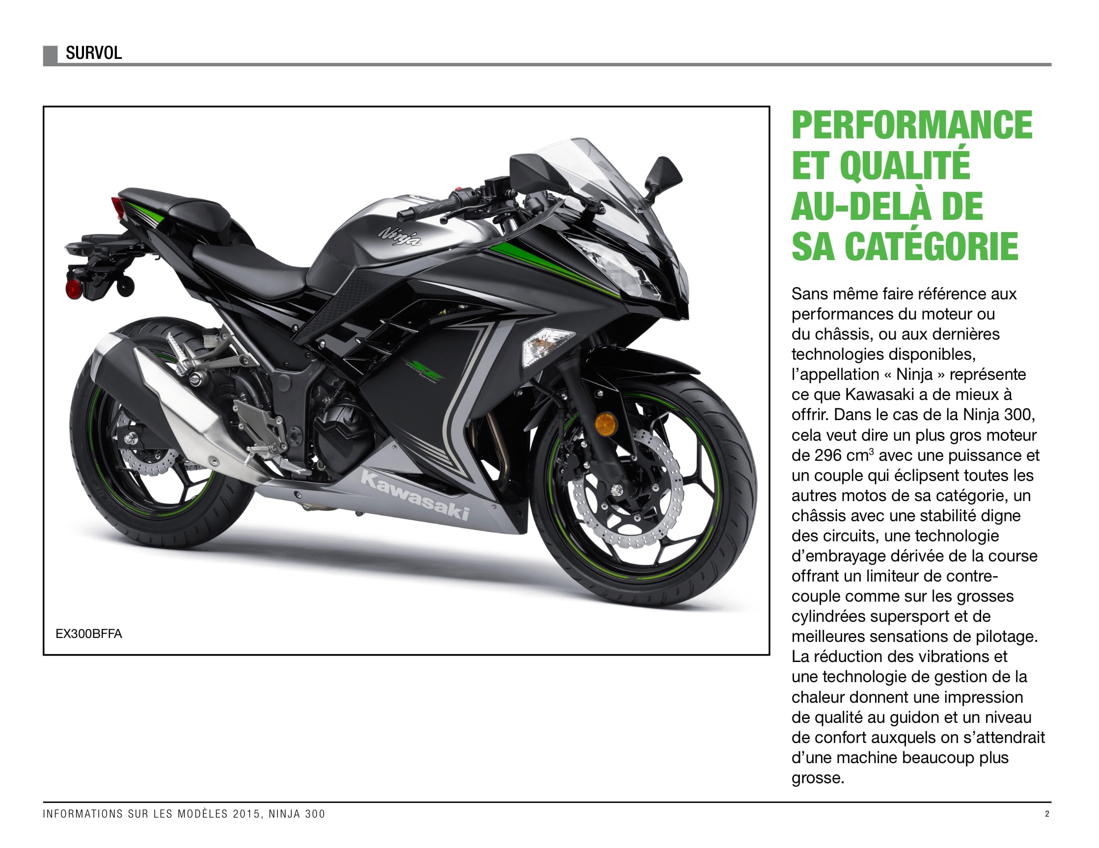 Ninja 300 Abs Se 2015 A Vendre Génération Sport