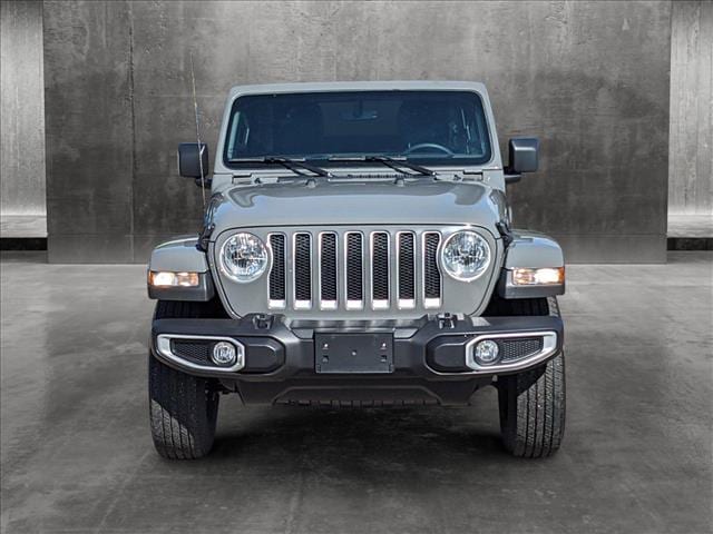 Used 2023 Jeep Wrangler 4-Door Sahara with VIN 1C4HJXEN6PW702148 for sale in Littleton, CO