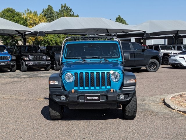 Used 2020 Jeep Wrangler Unlimited Sport S with VIN 1C4HJXDN3LW178596 for sale in Littleton, CO