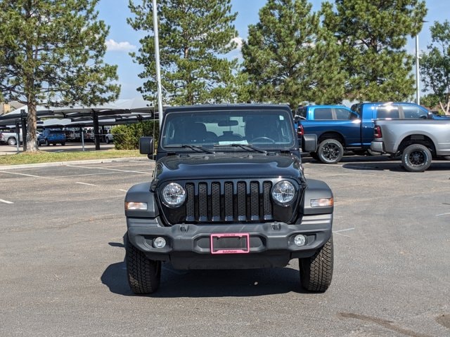 Used 2020 Jeep Wrangler Unlimited Sport S with VIN 1C4HJXDG5LW340097 for sale in Littleton, CO