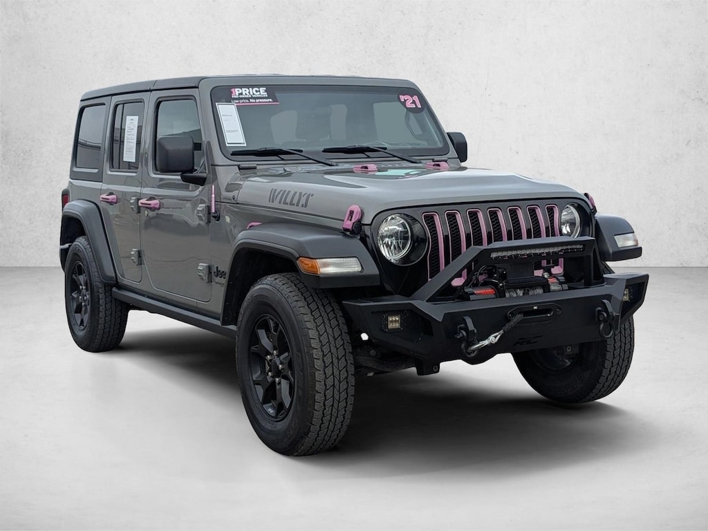 Used 2021 Jeep Wrangler Unlimited Willys Sport Sport Utility