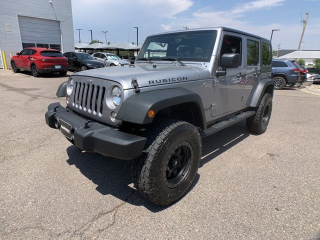 Used 2016 Jeep Wrangler Unlimited Rubicon with VIN 1C4BJWFG7GL188554 for sale in Littleton, CO