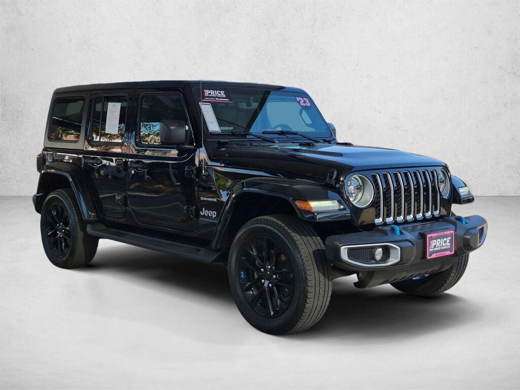 Used 2023 Jeep Wrangler 4xe Sahara Sport Utility
