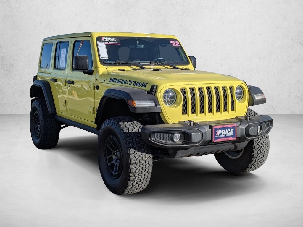 Used 2022 Jeep Wrangler Unlimited High Tide Sport Utility