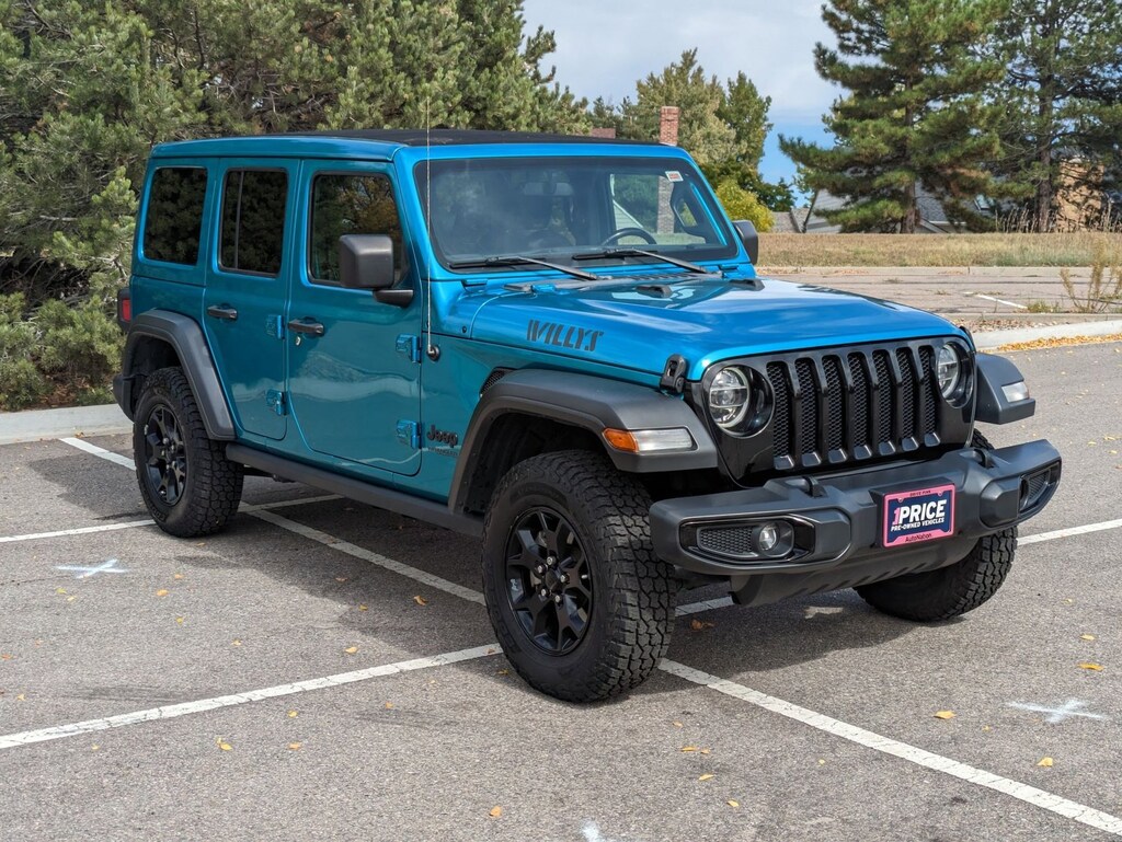 Used 2020 Jeep Wrangler Willys Sport Utility