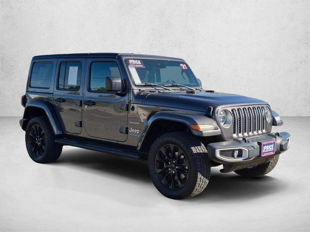 Used 2021 Jeep Wrangler 4xe Unlimited Sahara Sport Utility