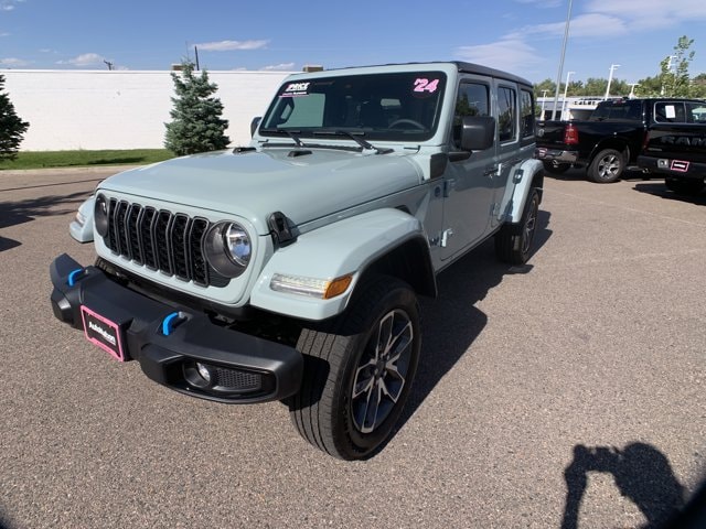 Used 2024 Jeep Wrangler 4xe Sports S 4XE with VIN 1C4RJXN69RW192300 for sale in Littleton, CO