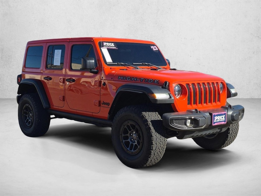 Used 2023 Jeep Wrangler High Tide Sport Utility