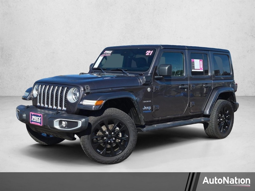 Used 2021 Jeep Wrangler 4xe Unlimited Sahara Sport Utility