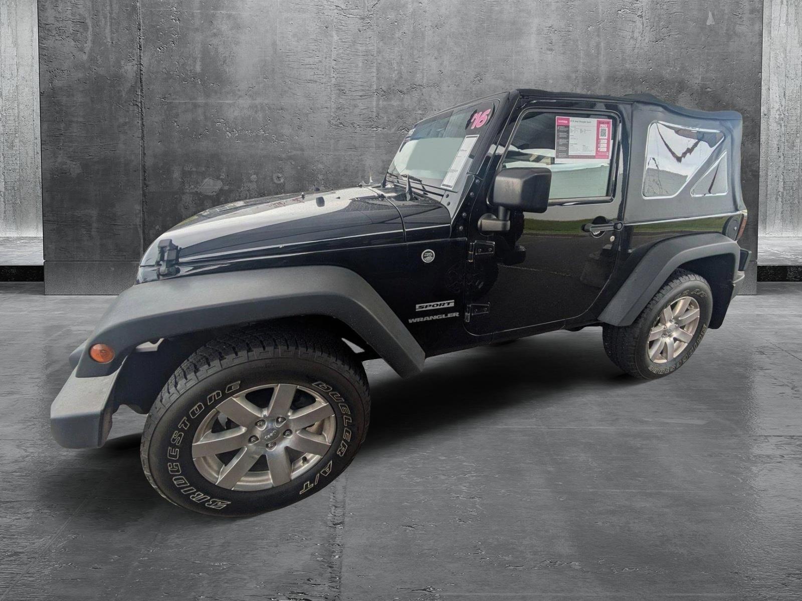 Used 2016 Jeep Wrangler Sport with VIN 1C4AJWAG3GL147437 for sale in Littleton, CO