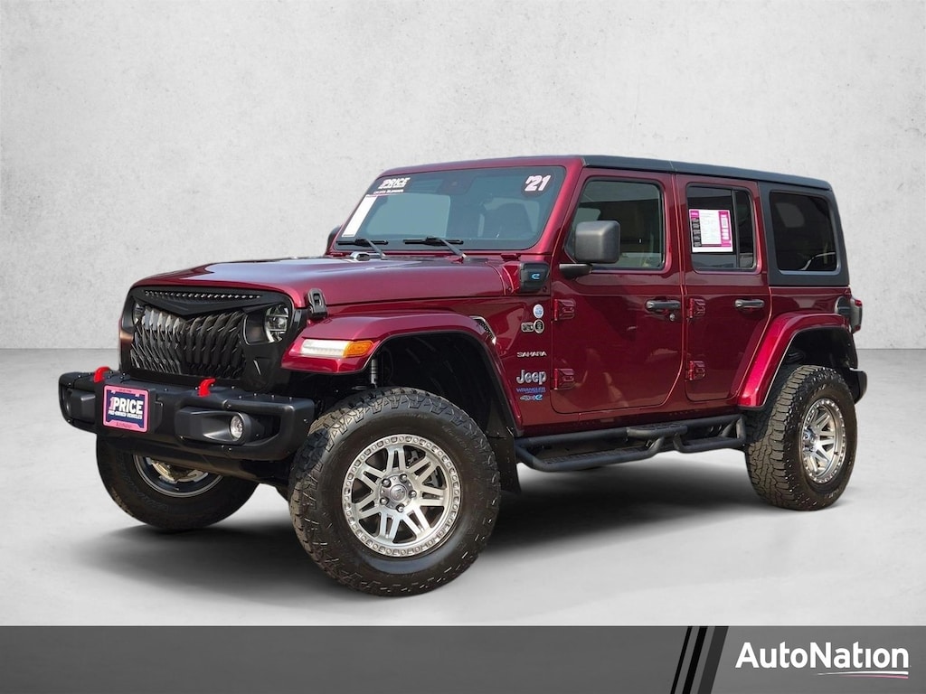 Used 2021 Jeep Wrangler 4xe Unlimited Sahara Sport Utility