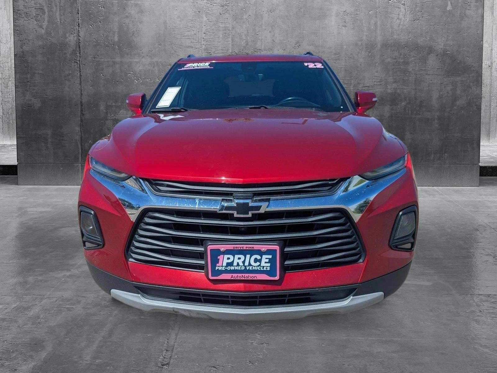 Used 2022 Chevrolet Blazer 3LT with VIN 3GNKBJRS2NS166119 for sale in Littleton, CO
