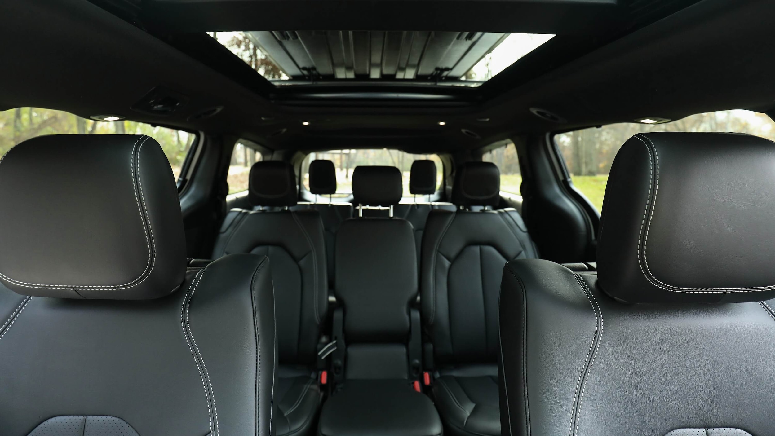 Interior shot of the Chrysler Pacifica
