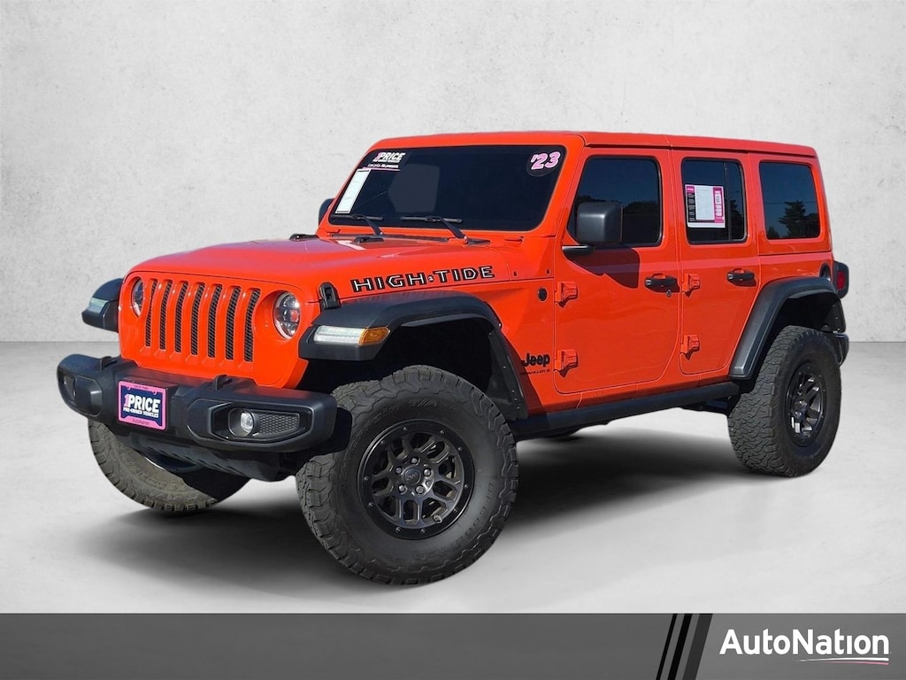 Used 2023 Jeep Wrangler High Tide Sport Utility
