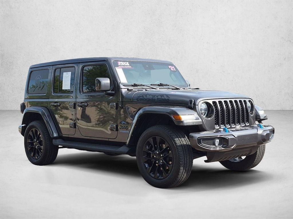Used 2021 Jeep Wrangler 4xe Unlimited Sahara High Altitude Sport Utility