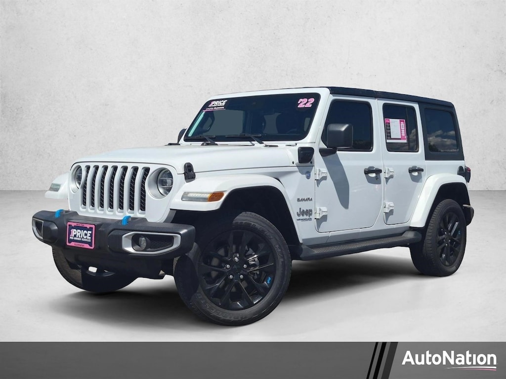 Used 2022 Jeep Wrangler 4xe Unlimited Sahara Sport Utility