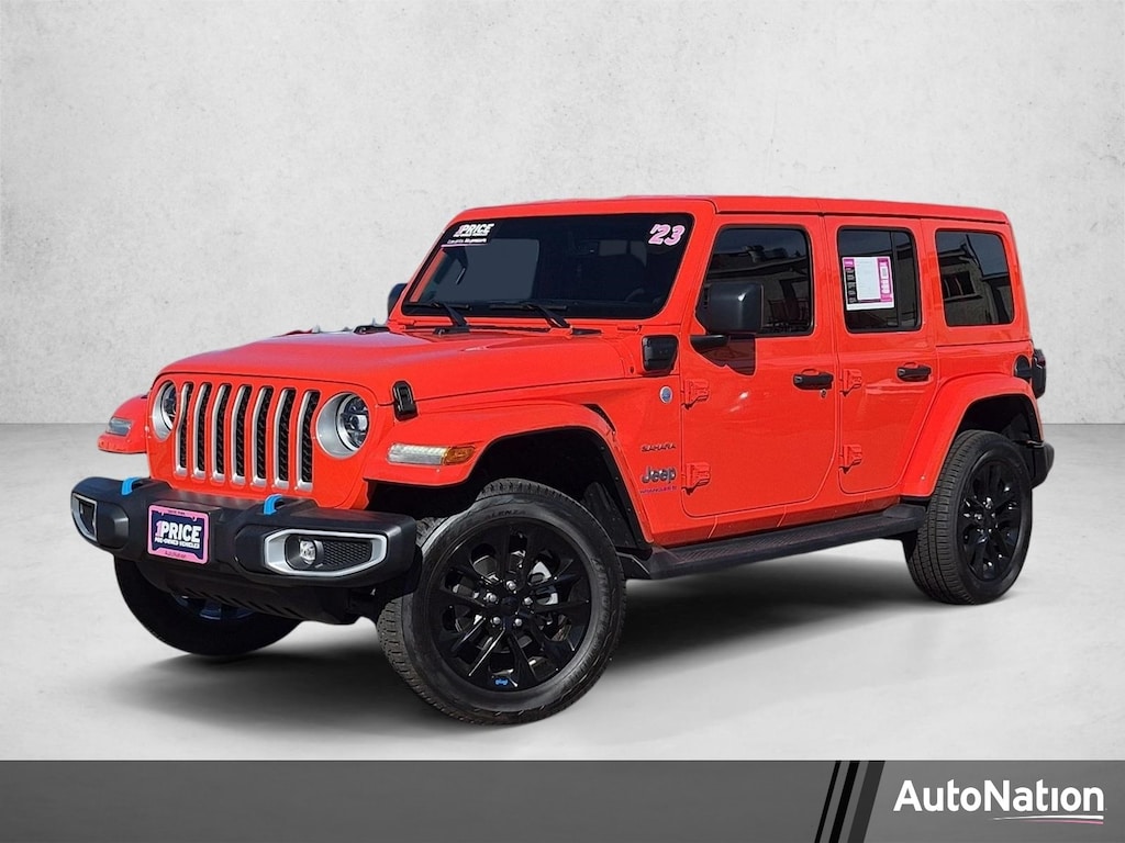 Used 2023 Jeep Wrangler 4xe Sahara Sport Utility