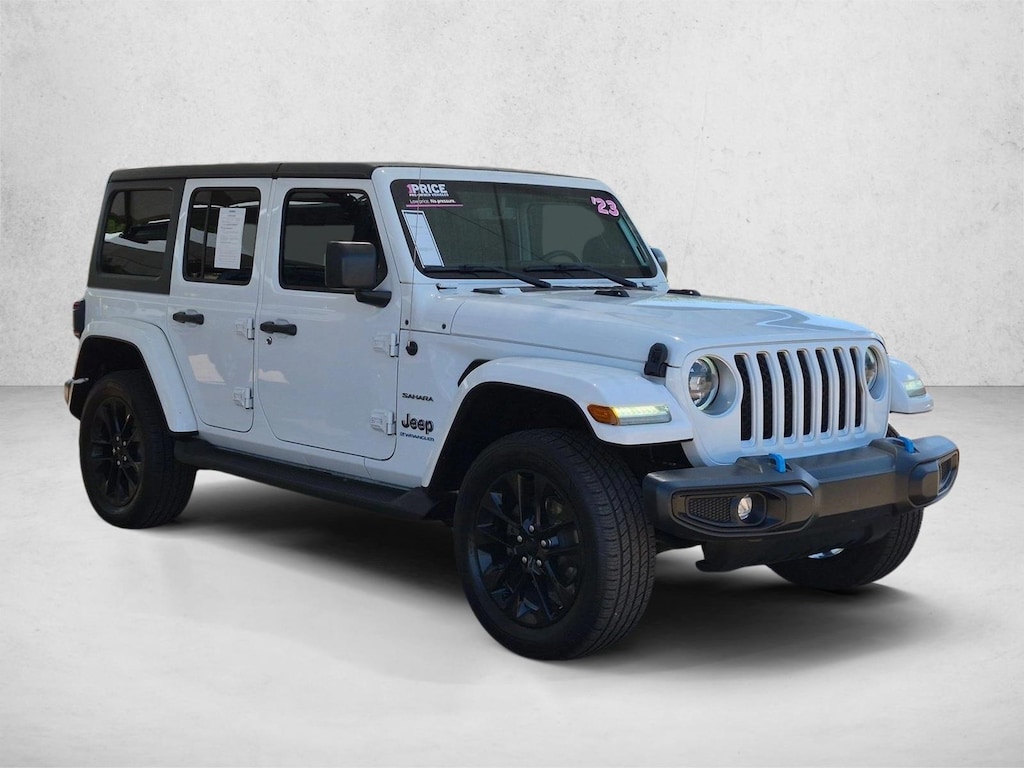 Used 2023 Jeep Wrangler 4xe Sahara Sport Utility