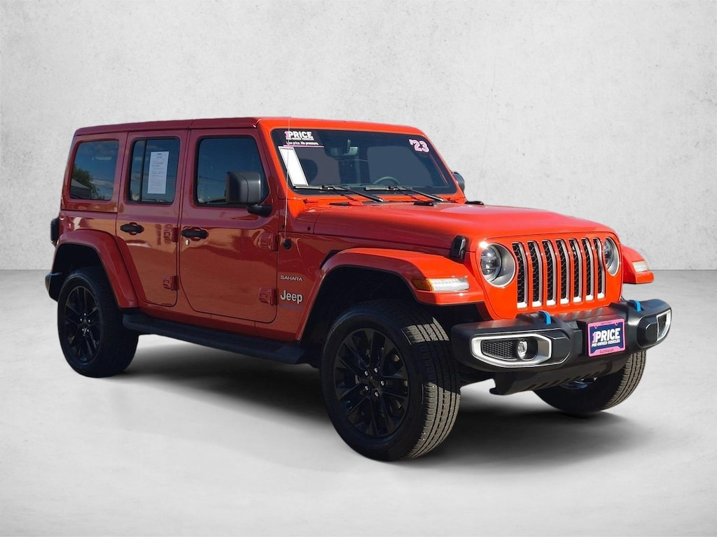 Used 2023 Jeep Wrangler 4xe Sahara Sport Utility