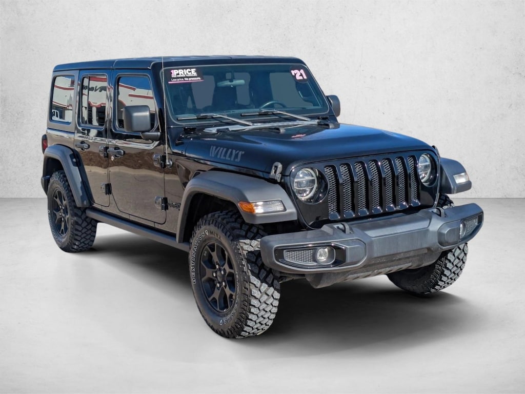 Used 2021 Jeep Wrangler Unlimited Willys Sport Utility