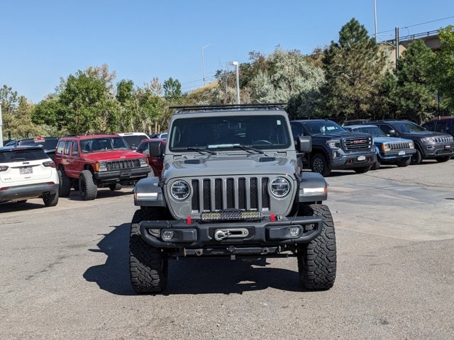 Used 2022 Jeep Wrangler Unlimited Rubicon with VIN 1C4JJXFG8NW158816 for sale in Golden, CO