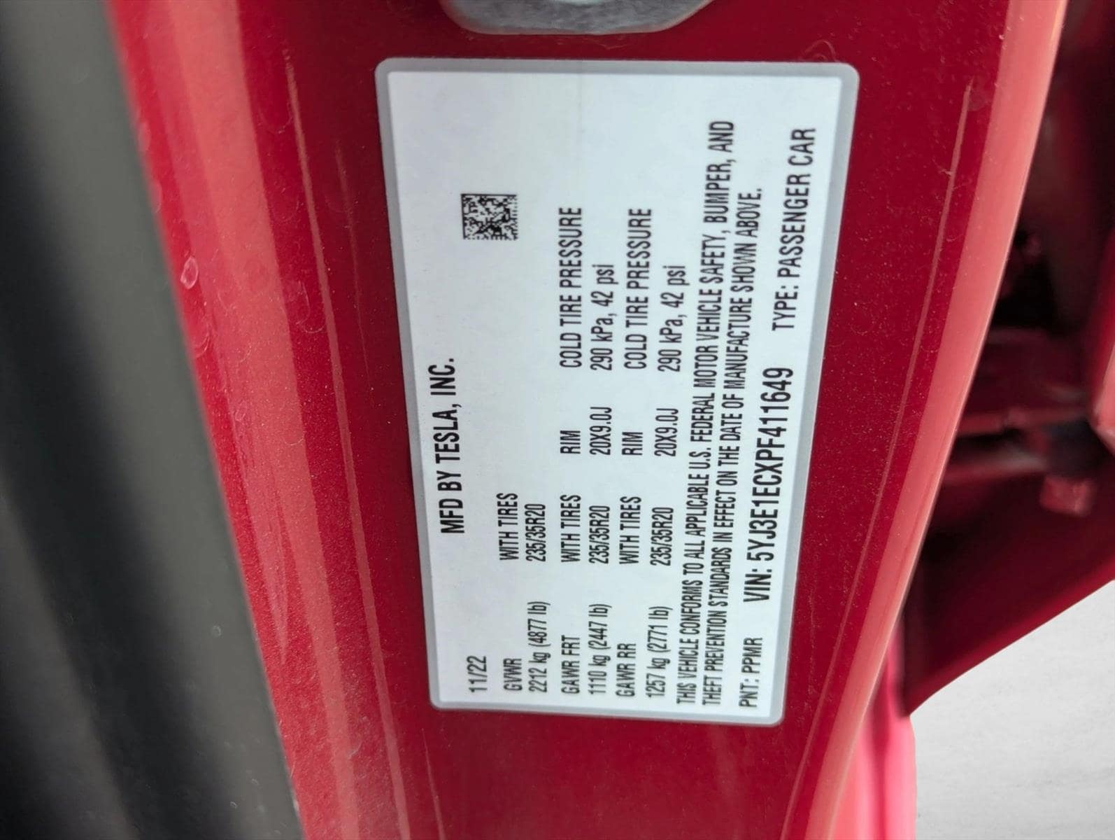 Used 2023 Tesla Model 3 Performance with VIN 5YJ3E1ECXPF411649 for sale in Golden, CO