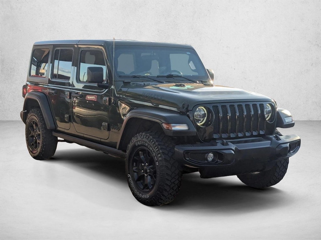 Used 2021 Jeep Wrangler Unlimited Willys Sport Utility