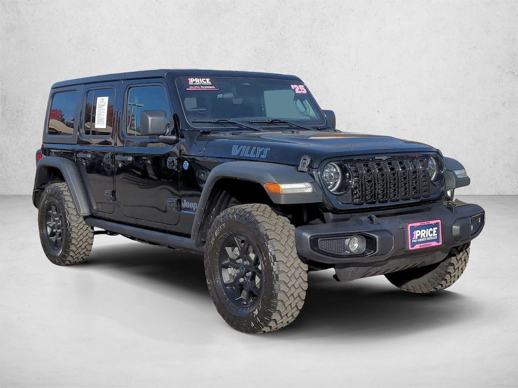 Used 2025 Jeep Wrangler 4xe Willys Sport Utility