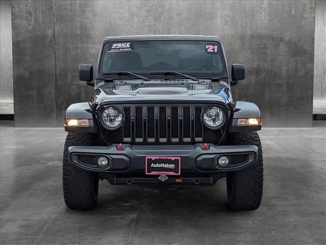 Used 2021 Jeep Wrangler Unlimited Rubicon with VIN 1C4HJXFG7MW545578 for sale in Golden, CO