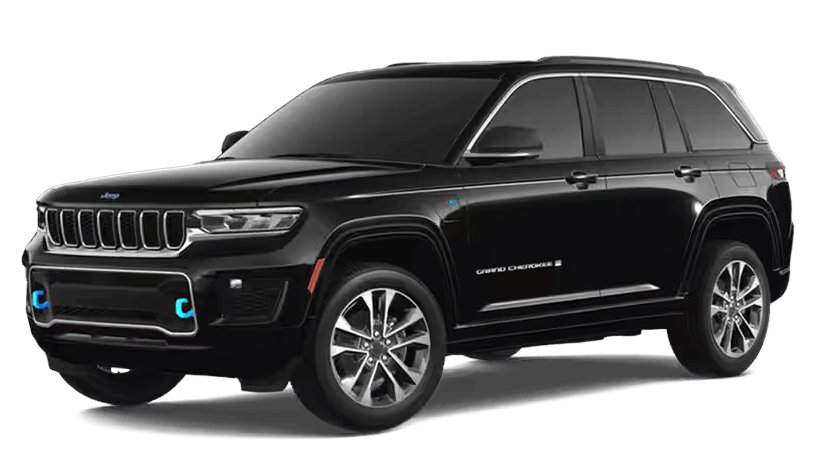 Learn about the Grand Cherokee 4xe exterior color options Grand Cherokee 4xe in Diamond Black