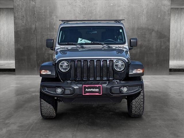 Used 2021 Jeep Wrangler Unlimited Willys with VIN 1C4HJXDM8MW564584 for sale in Golden, CO