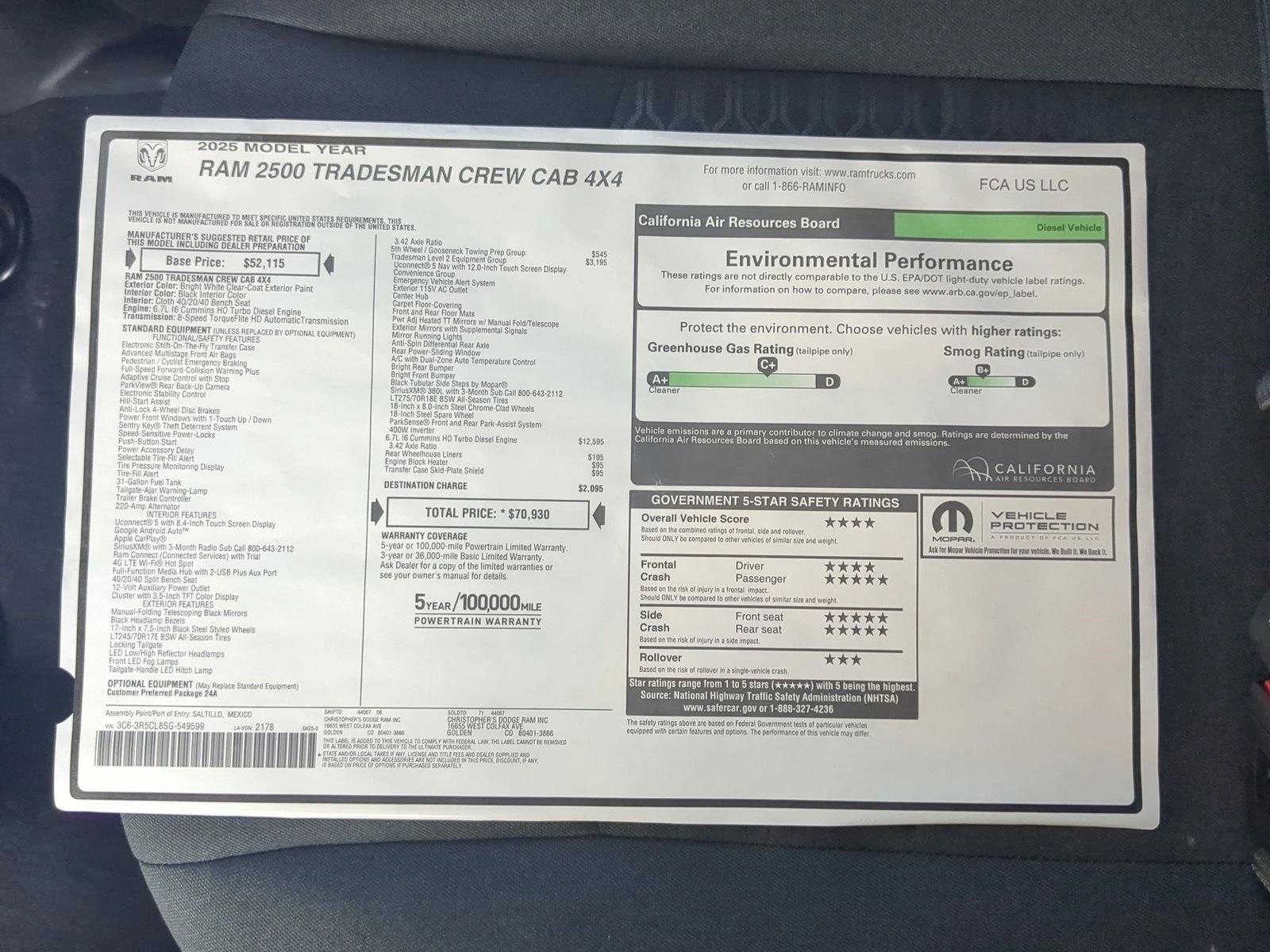 2025 RAM 2500 Tradesman - Photo 17