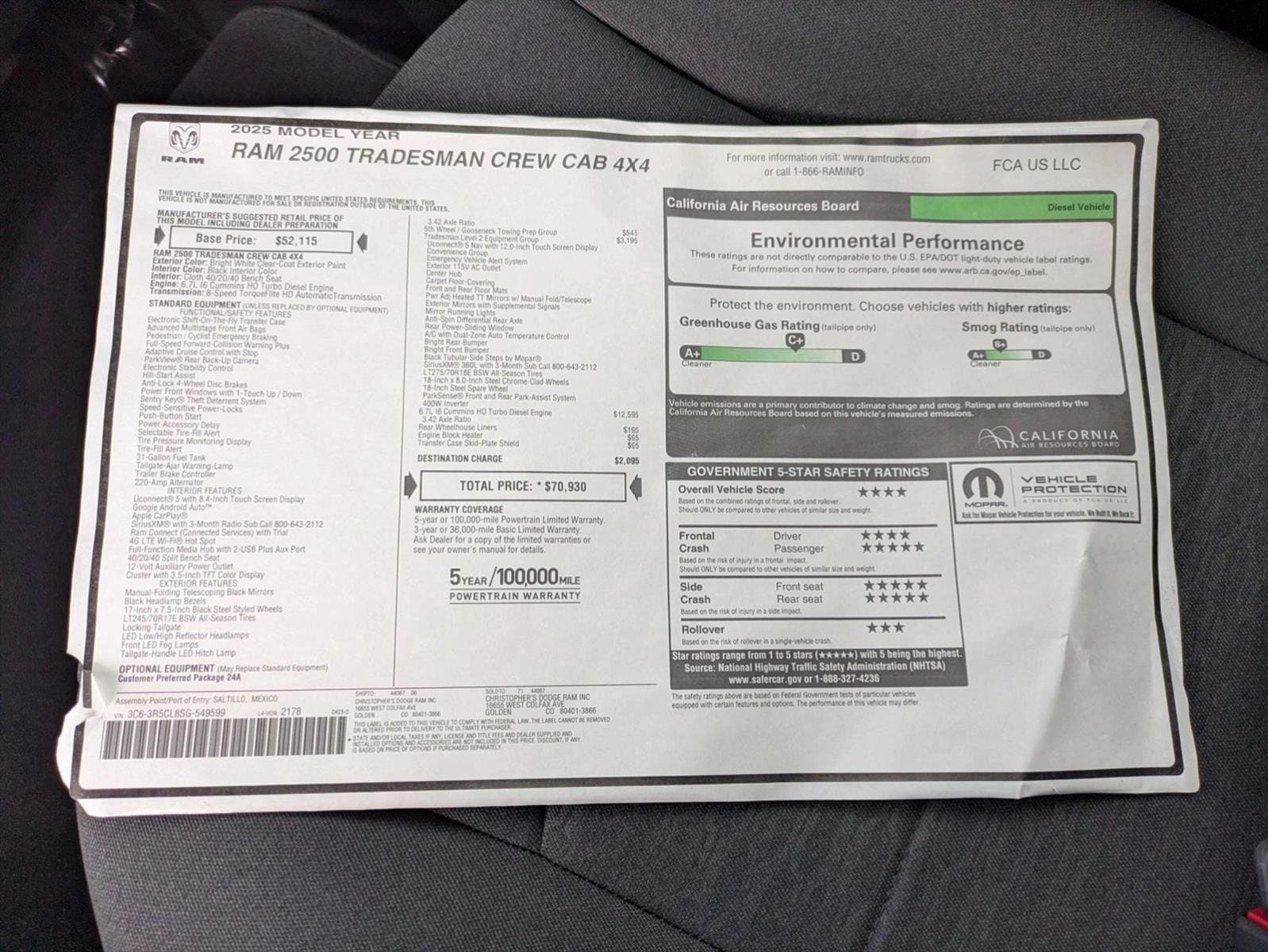 2025 RAM 2500 Tradesman - Photo 18
