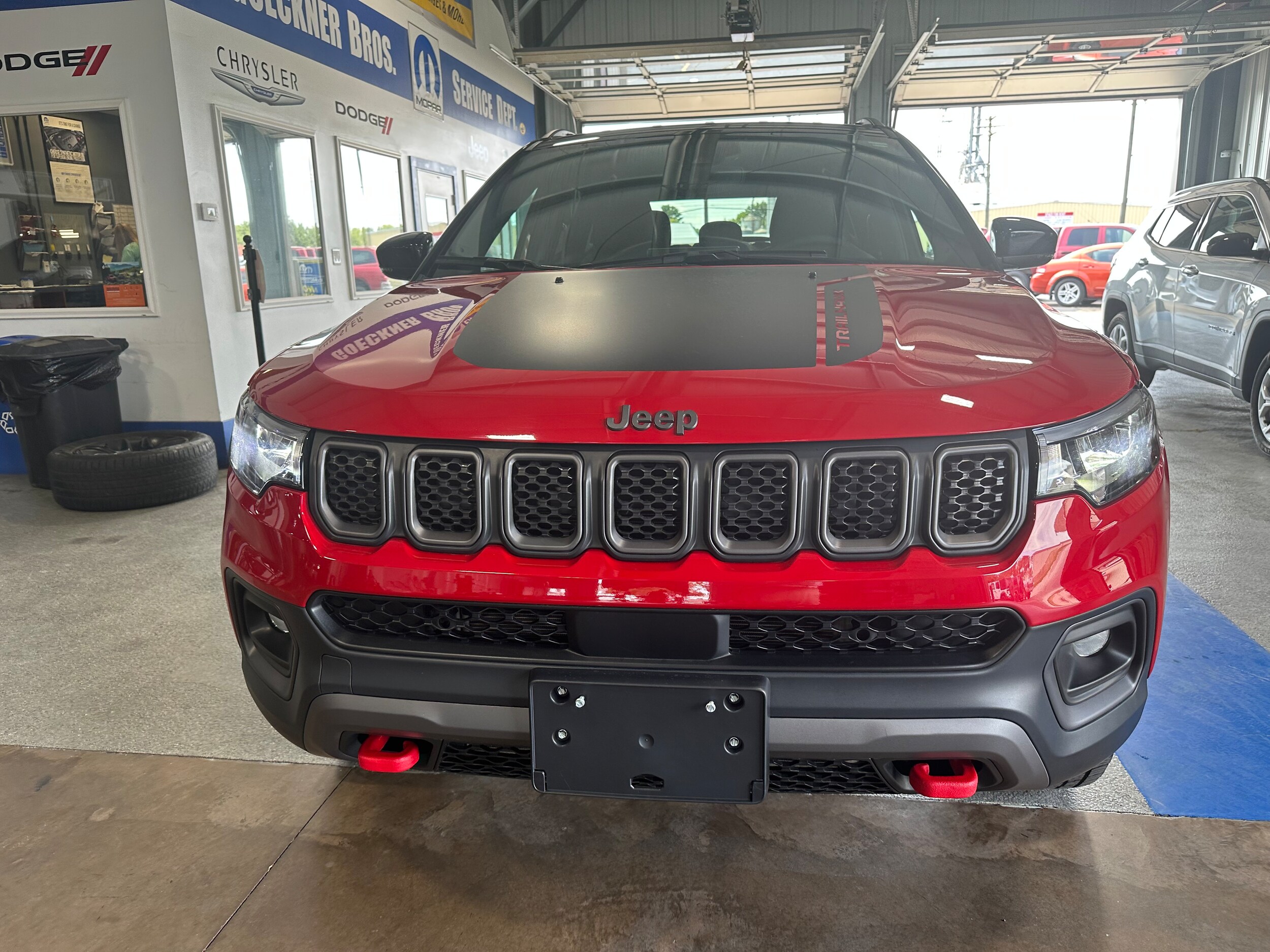 Used 2023 Jeep Compass Trailhawk with VIN 3C4NJDDN9PT557082 for sale in Effingham, IL