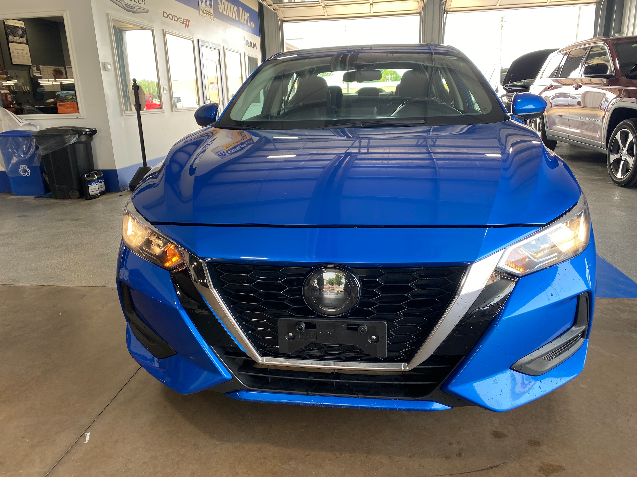 Used 2022 Nissan Sentra SV with VIN 3N1AB8CV3NY263474 for sale in Effingham, IL