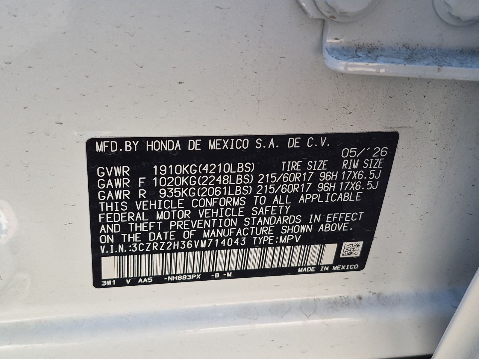 2027 Honda HR-V LX - Photo 24