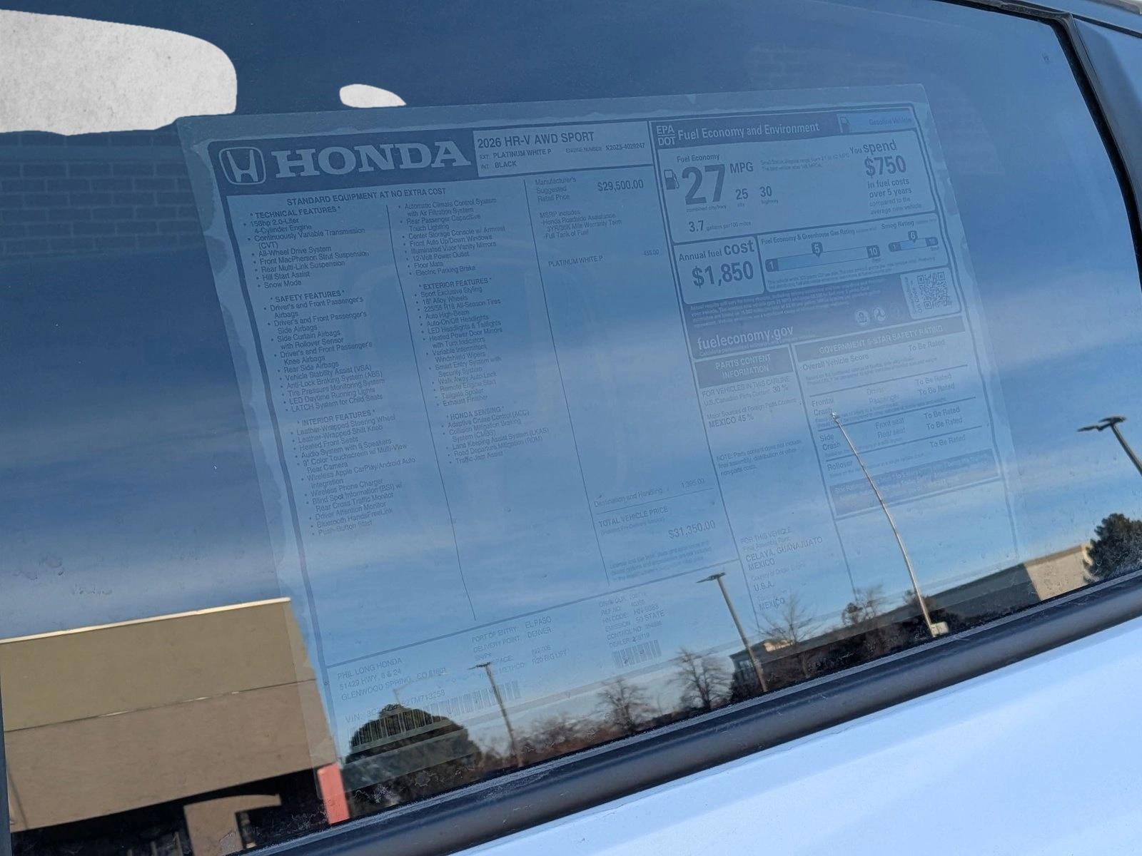 2026 Honda HR-V Sport - Photo 17