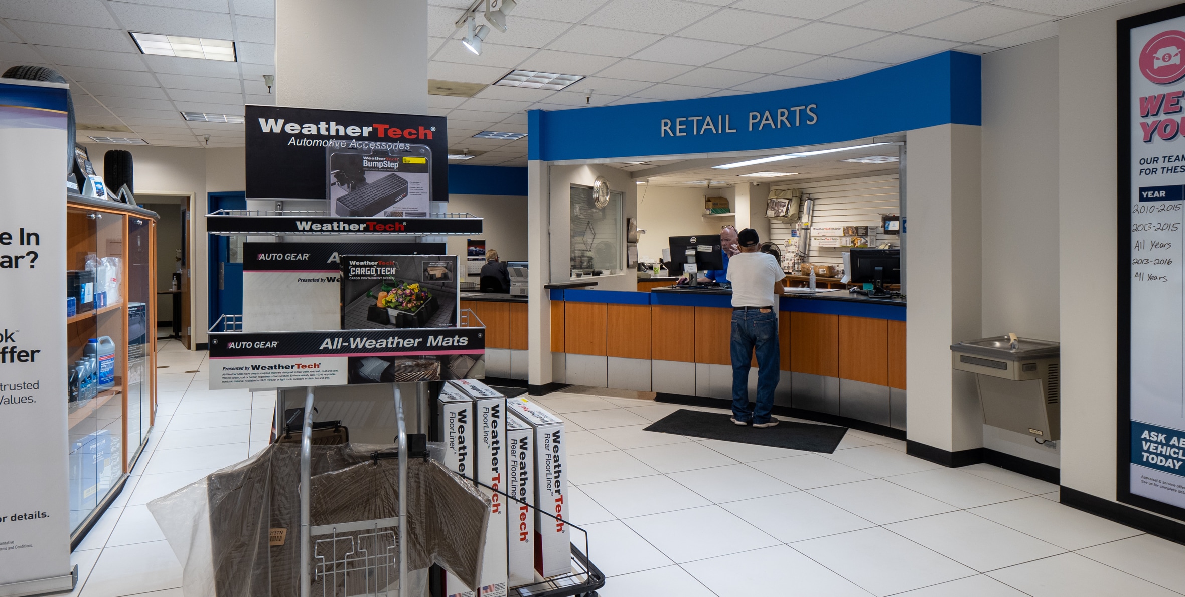 Interior view of AutoNation Honda 104