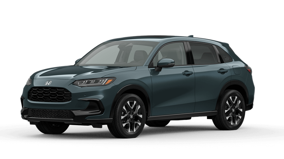  A dark green Honda HR-V.