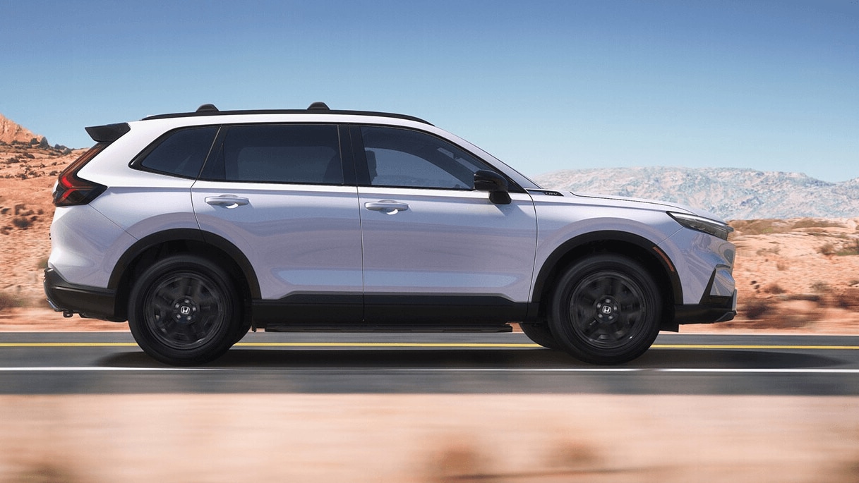 Honda CR-V in Platinum White Pearl