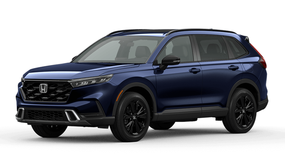  A dark blue Honda CR-V