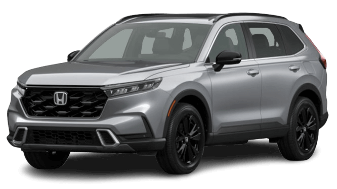 Learn about the color options of the Honda CR-V Hybrid Honda CR-V Hybrid in Solar Silver Metallic
