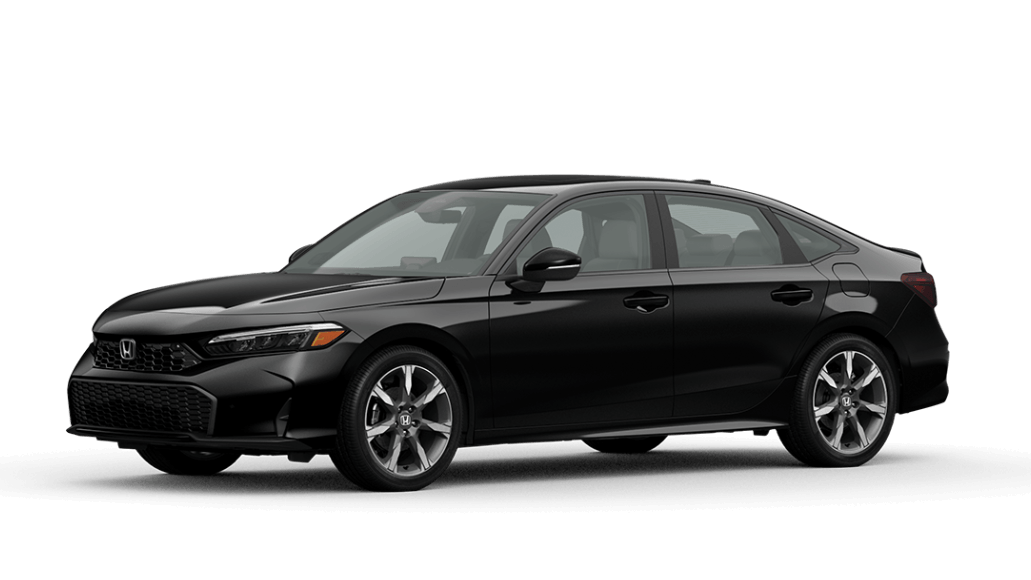 Honda Civic Sedan in Crystal Black Pearl