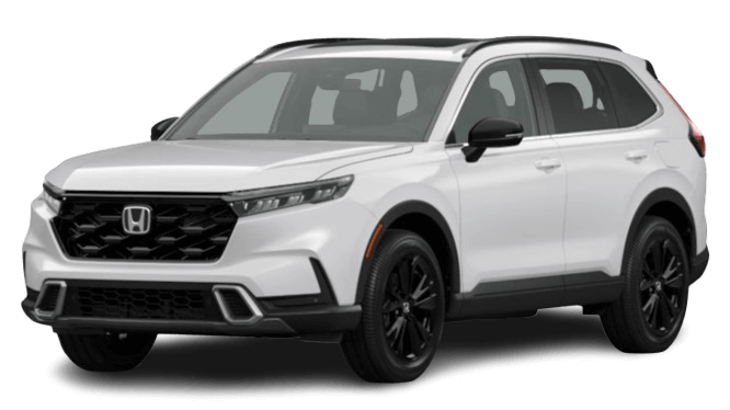 Learn about the color options of the Honda CR-V Hybrid Honda CR-V Hybrid in Platinum White Pearl