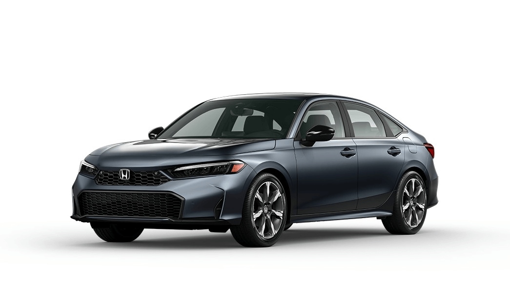 Learn about the key features of the Honda Civic Sport Touring Hybrid Honda Civic Sport Touring Hybrid in Meteorite Gray Metallic