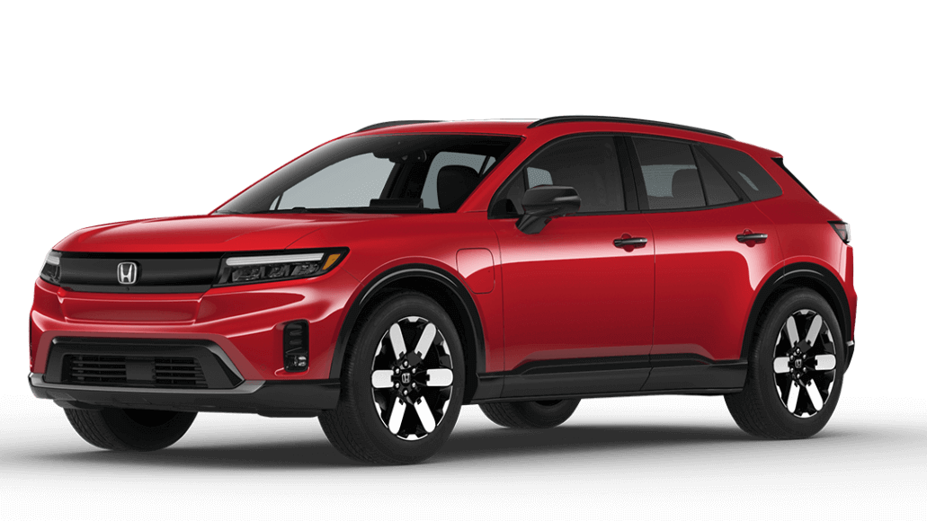  A red Honda Prologue